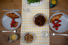 Load image into Gallery viewer, Bee Print Table Runner