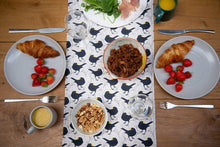 Load image into Gallery viewer, Blackbird Print Table Runner