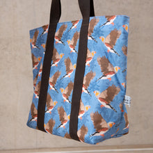 Load image into Gallery viewer, Zebra Finch Print Tote Bag