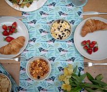 Load image into Gallery viewer, Fairy Wren Print Table Runner