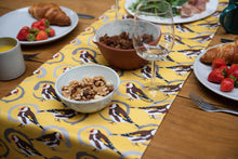 Load image into Gallery viewer, Goldfinch Print Table Runner