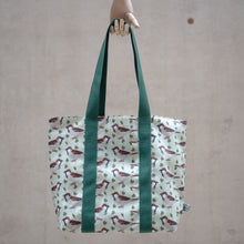 Load image into Gallery viewer, House Sparrow Print Tote Bag