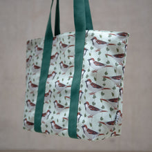 Load image into Gallery viewer, House Sparrow Print Tote Bag