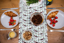 Load image into Gallery viewer, House Sparrow Print Table Runner