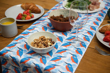 Load image into Gallery viewer, Kingfisher Print Table Runner