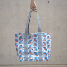 Load image into Gallery viewer, Kingfisher Print Tote Bag