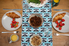 Load image into Gallery viewer, Raccoon Print Table Runner