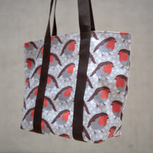 Load image into Gallery viewer, Robin Print Tote Bag