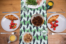 Load image into Gallery viewer, Woodpecker Print Table Runner