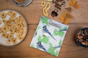 Blue Jay Print Snack Bag