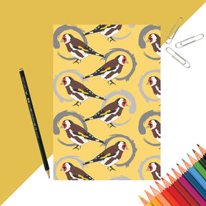 Goldfinch Print Notebook