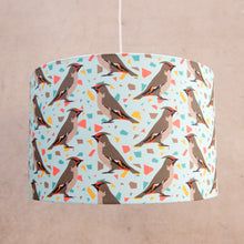 Load image into Gallery viewer, Waxwing Print Lampshade