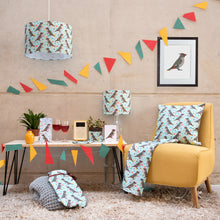 Load image into Gallery viewer, Waxwing Print Lampshade