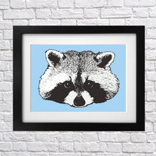Load image into Gallery viewer, Raccoon Print