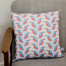 Load image into Gallery viewer, Kingfisher Print Cushion