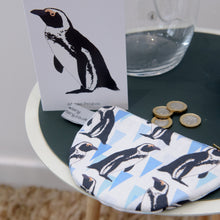 Load image into Gallery viewer, African penguin print purse