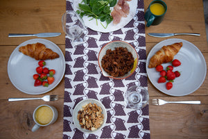 Bear Print Table Runner