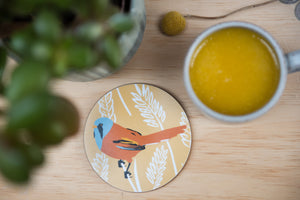 Bearded Tit Coasters