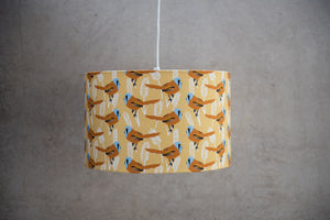 Bearded Tit Print Lampshade