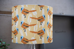 Bearded Tit Print Lampshade