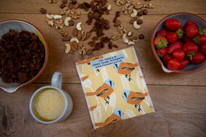 Bearded Tit Print Snack Bag