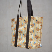 Load image into Gallery viewer, Bearded Tit Print Tote Bag
