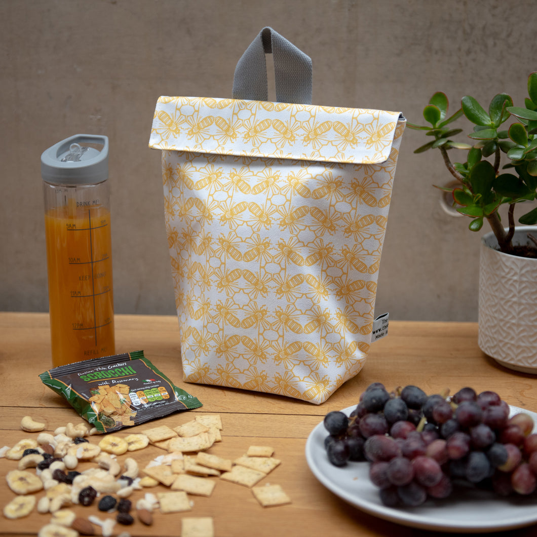 Bee Print Lunch Bag