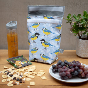 Blue and Great Tit Lunch Bag