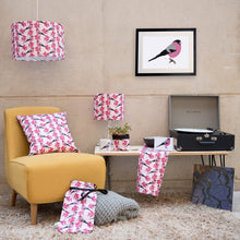 Load image into Gallery viewer, SALE 25cm Bullfinch Print Table Lampshade
