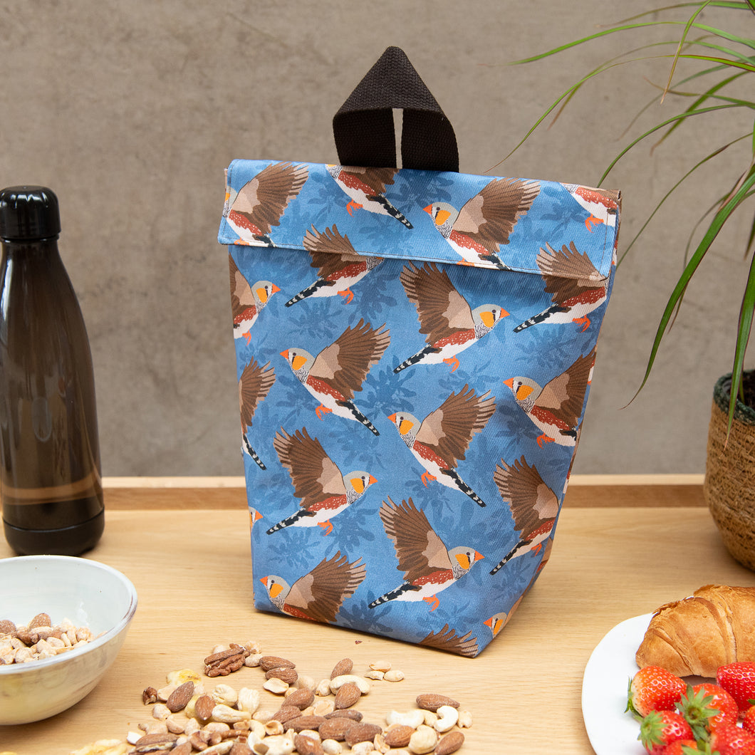 Zebra Finch Lunch Bag