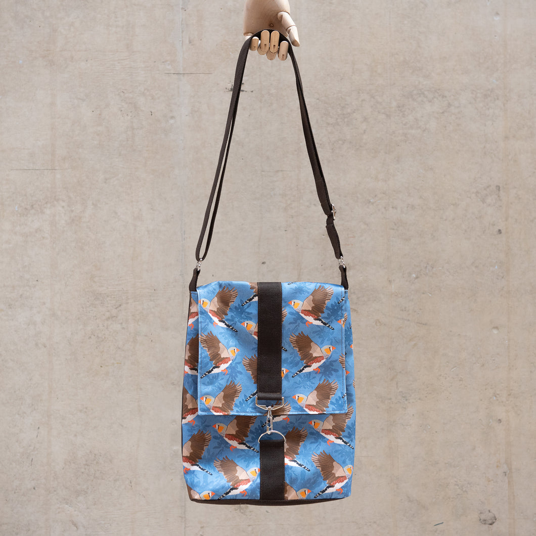 Zebra Finch Messenger Bag