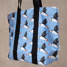 Load image into Gallery viewer, Puffin Print Tote Bag
