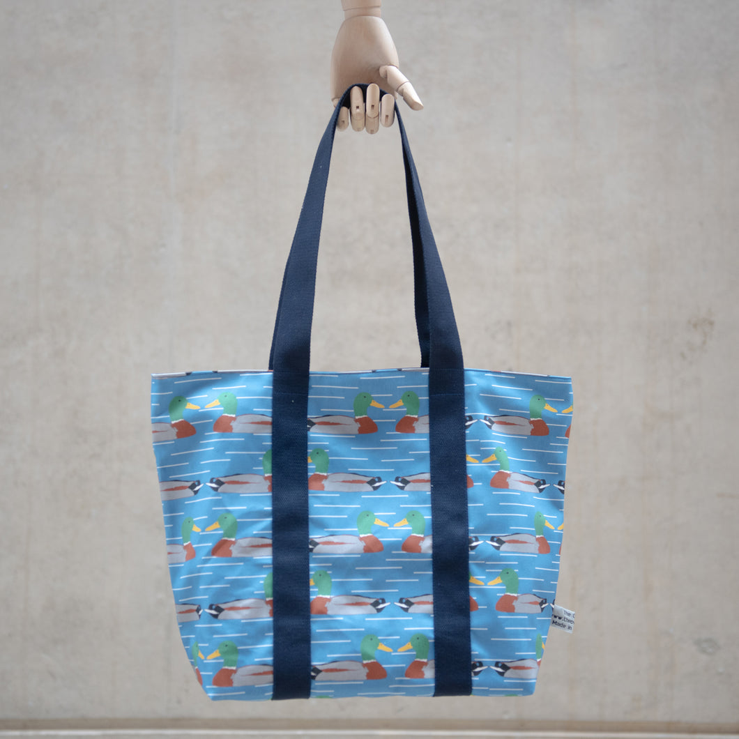 Duck Print Tote Bag