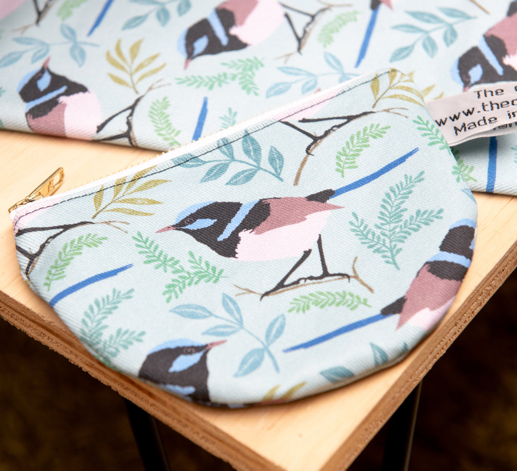 Fairy Wren Print Purse