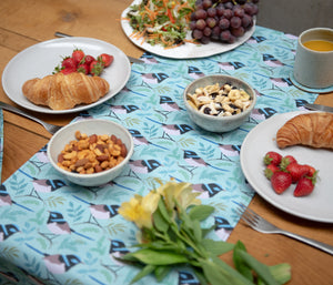 Fairy Wren Print Table Runner