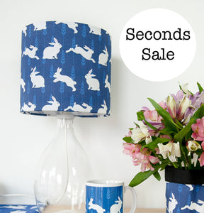 SALE 25cm Rabbit Print Table Lampshade