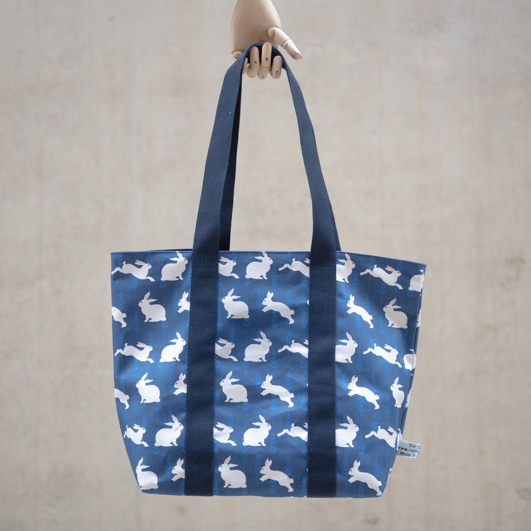 Rabbit Print Tote Bag