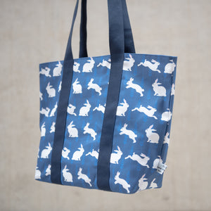 Rabbit Print Tote Bag