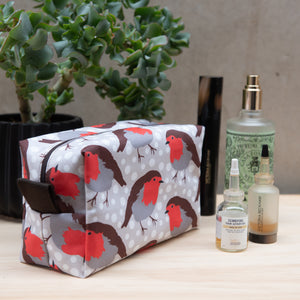 Robin Print Wash Bag