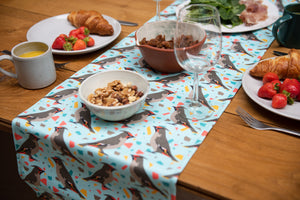 Waxwing Print Table Runner