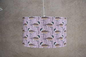 Willow Tit Print Lampshade