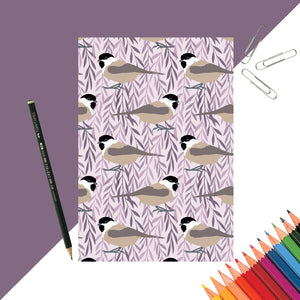 Willow Tit Print Notebook