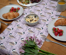 Load image into Gallery viewer, Willow Tit Print Table Runner
