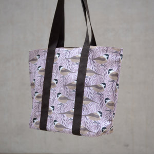 Willow Tit Print Tote Bag