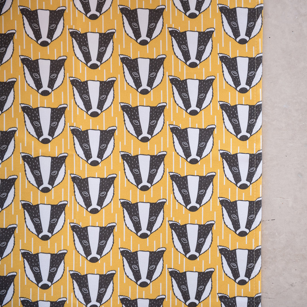 Badger Print Cotton Drill Fabric