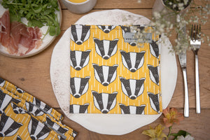 Badger Print Napkin Set