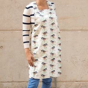 Coal Tit Print Artisan Workwear Apron