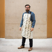 Load image into Gallery viewer, Coal Tit Print Artisan Workwear Apron
