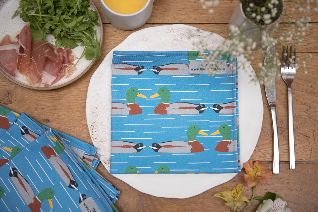 Duck Print Napkin Set