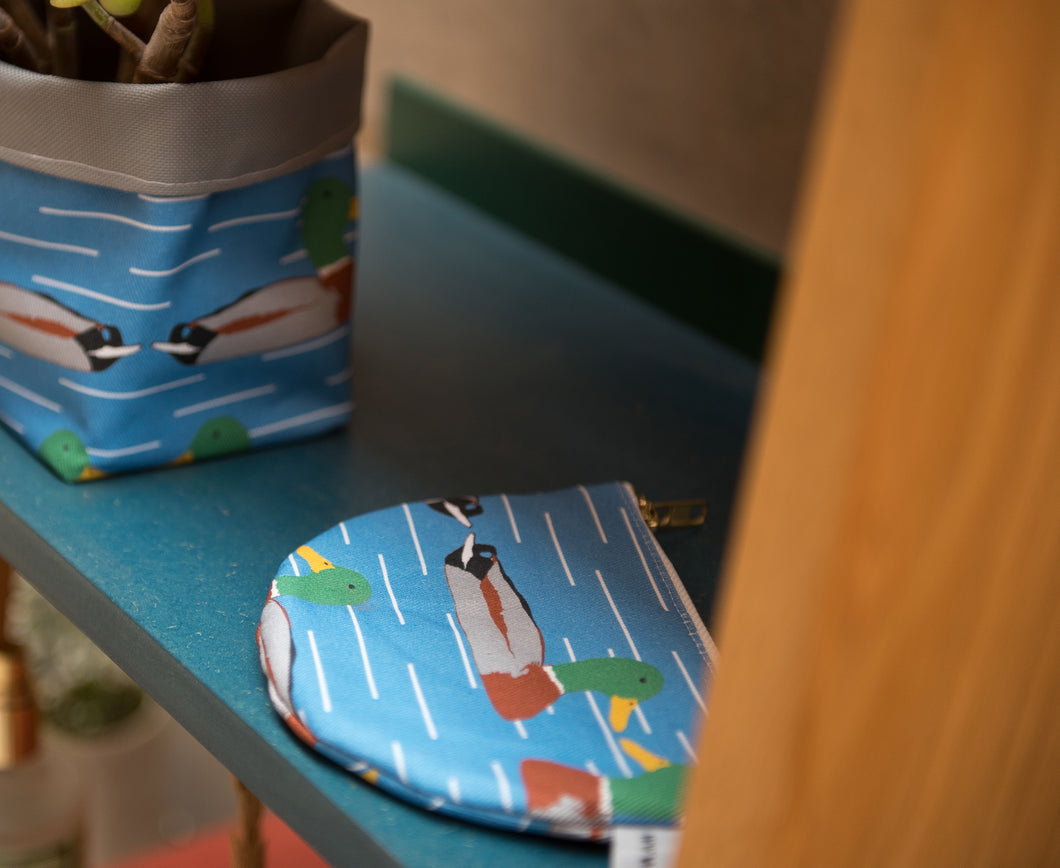 Duck print purse